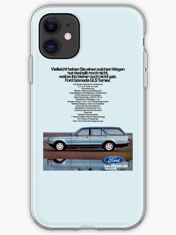 Ford Granada Turnier Iphone Case Cover By Throwbackm2 Redbubble