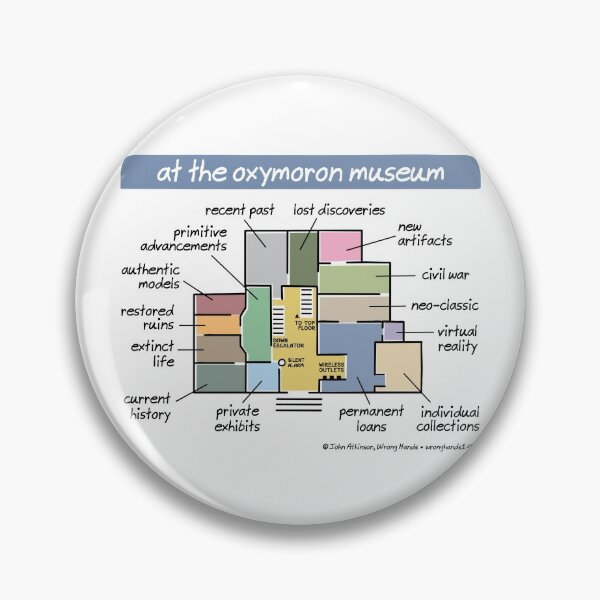 Item preview, at the oxymoron museum designed and sold by WrongHands.