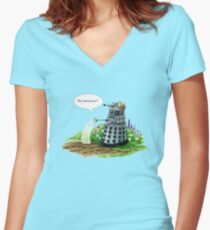 Germinate! Women's Fitted V-Neck T-Shirt