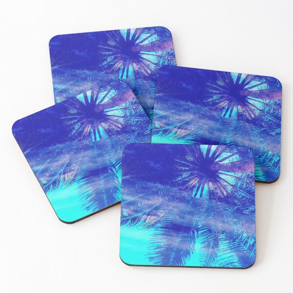 Item preview, Blue Palm Trees  designed and sold by Angelandspot.