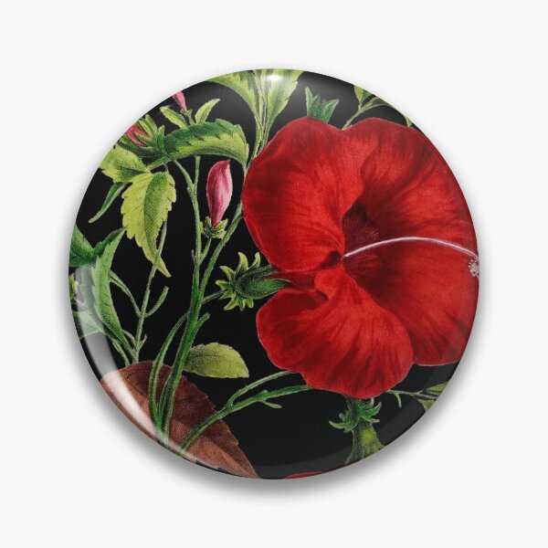 Item preview, FF - Hibicus (Black) - Flore d'Amérique designed and sold by imageresource.