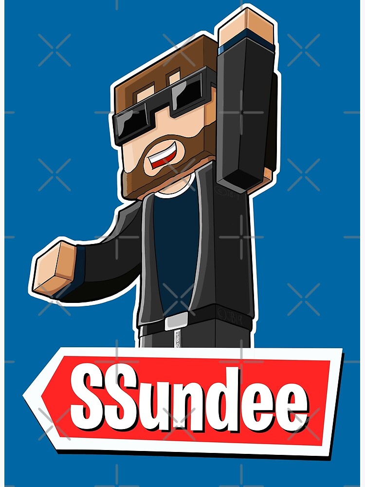 Stampycat Posters Redbubble - ssundee roblox flee the facility