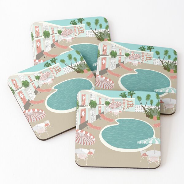 Item preview, Retro Motel Poolside  designed and sold by jenbucheli.