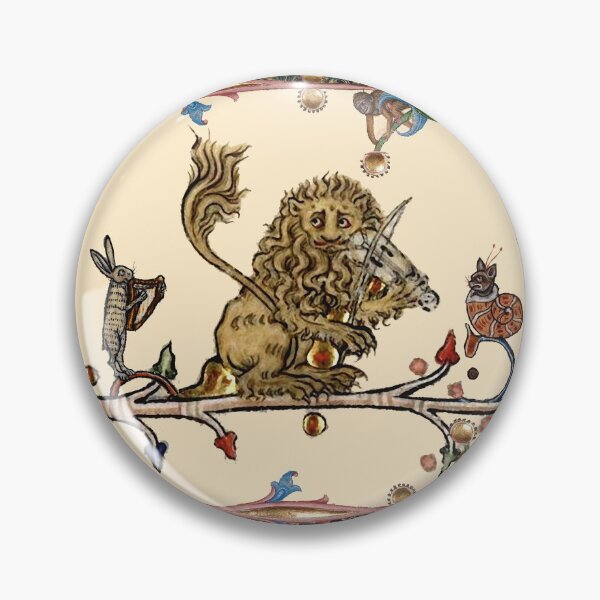 Item preview, WEIRD MEDIEVAL BESTIARY MAKING MUSIC Violinist Lion,Hare And Snail Cat by Bulgan Lumini designed and sold by BulganLumini.