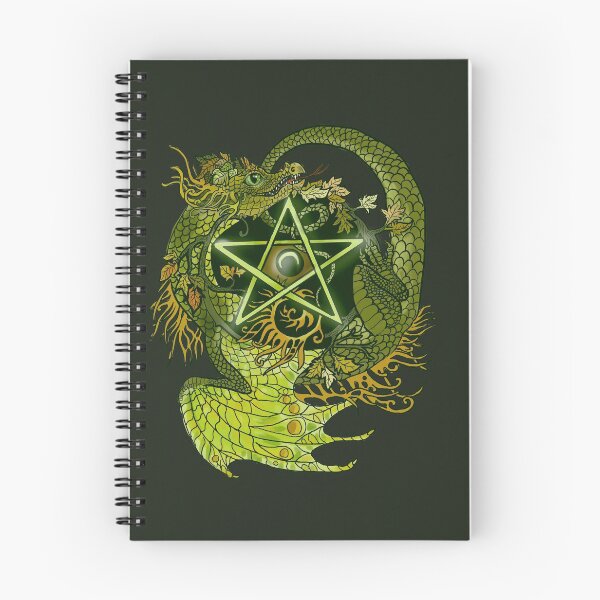 Aperçu de l'œuvre Dragon Pentagramme En Vert créée et vendue par Shadowind.