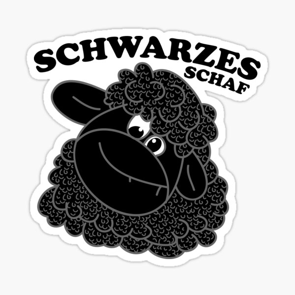 "Black Sheep (b)" Sticker For Sale By Spontania | Redbubble