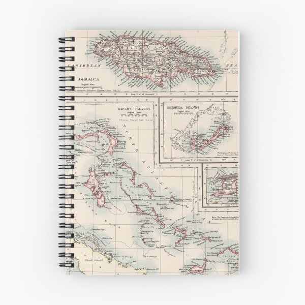 Item preview, Vintage Map of Various Caribbean Islands (1906) designed and sold by BravuraMedia.