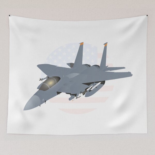 Item preview, Eagle Jet Fighter with American Flag designed and sold by NorseTech.