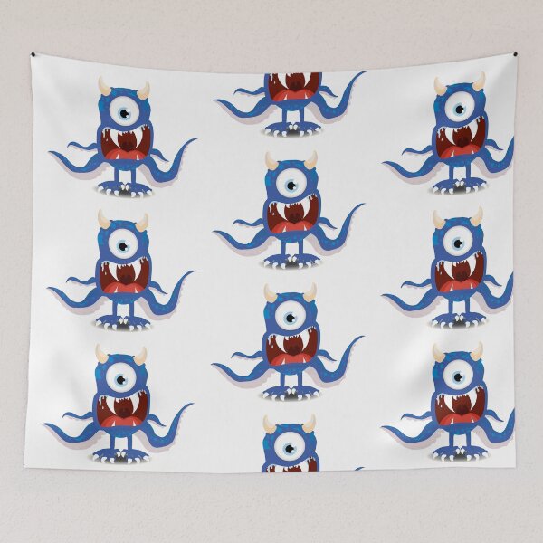 Item preview, Blue monster designed and sold by BlondeMonster.