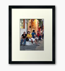 Neighbors - Vecinos Framed Print