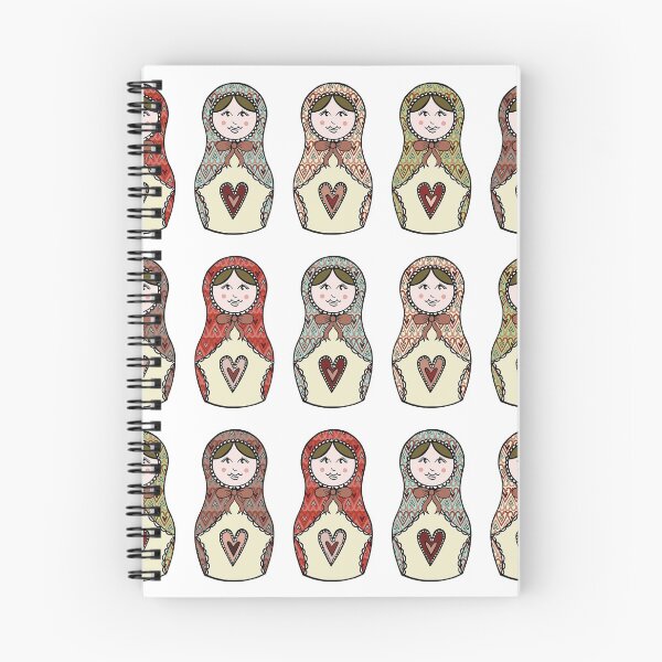 Item preview, Russian Dolls, Matryoshka Pattern 3 designed and sold by Helen McCartney Designs.