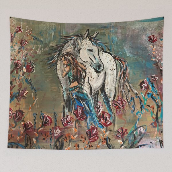 Item preview, Encounter in the moon field designed and sold by AstridS.