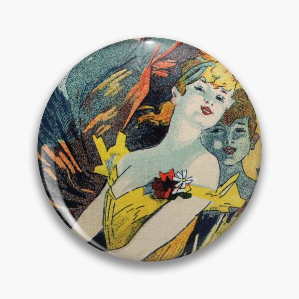 Item preview, vintage French art nouveau ballet vertical banner  designed and sold by aapshop.