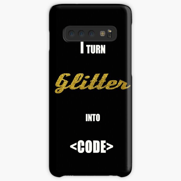 I turn Glitter into code Samsung Galaxy Snap Case