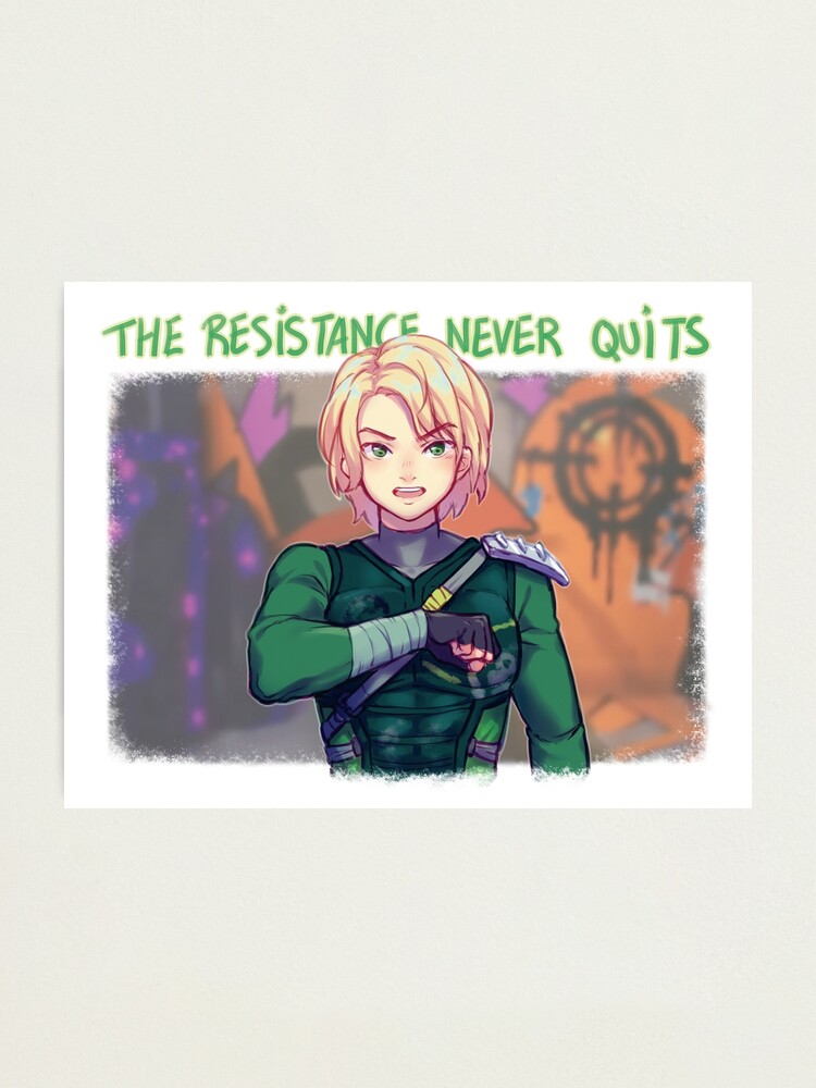 Alternate view of The Resistance Never Quits Photographic Print