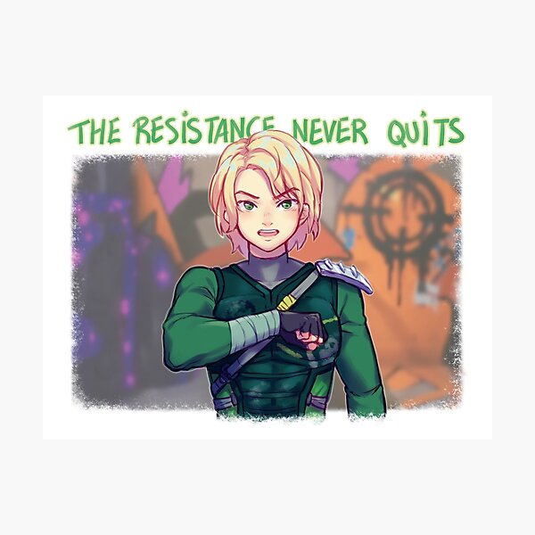 The Resistance Never Quits Photographic Print