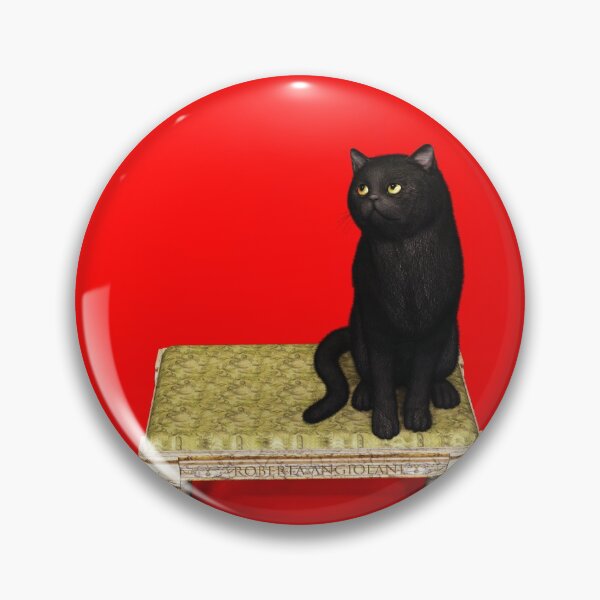 Item preview, Black Cat on stool designed and sold by Roberta Angiolani.
