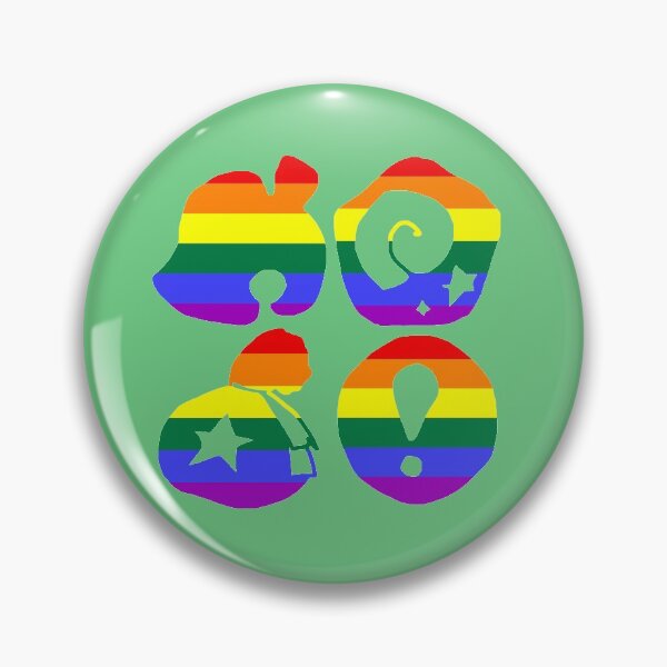 Item preview, Rainbow AC Pattern (2x2 version) designed and sold by SimplyPride.