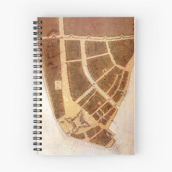 Item preview, Vintage Map of New Amsterdam (1660) 2 designed and sold by BravuraMedia.