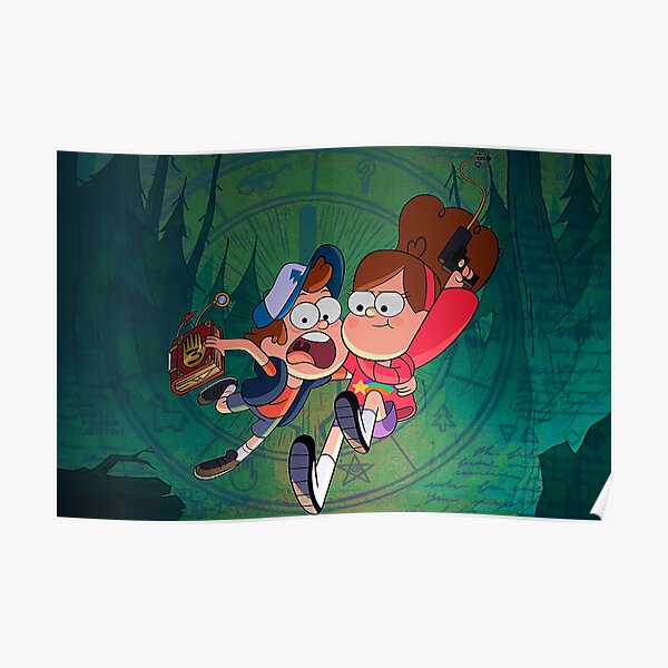 Gravity Falls Mabel and Dipper Poster