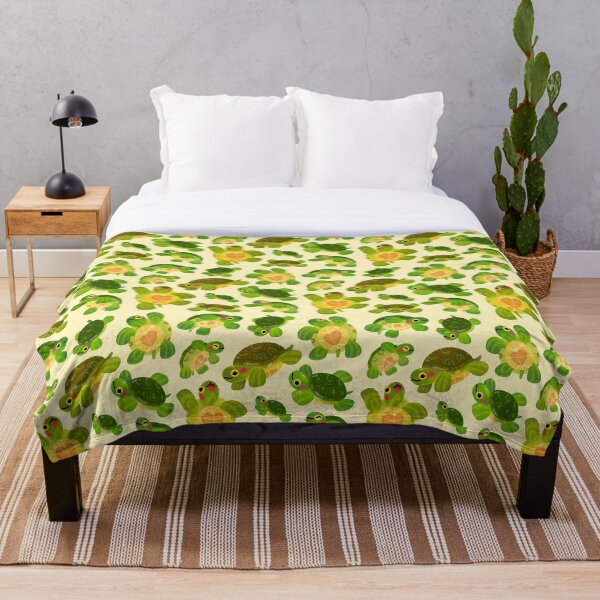 Red-eared slider Throw Blanket