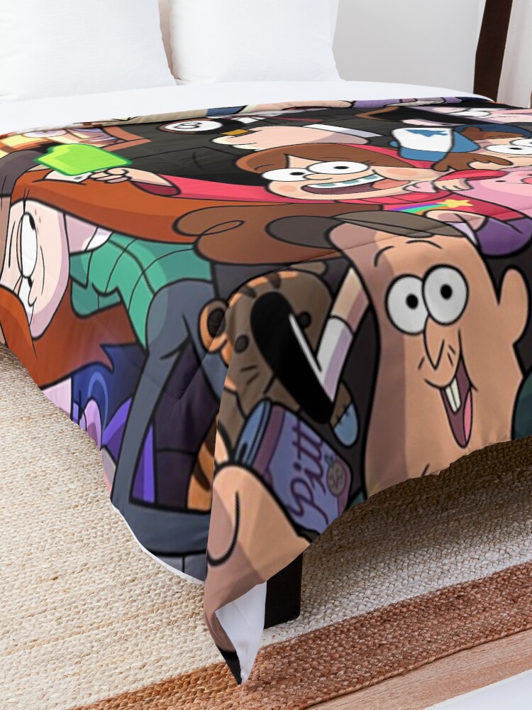 Alternate view of gravity falls Comforter