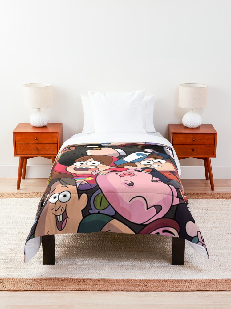 Alternate view of gravity falls Comforter