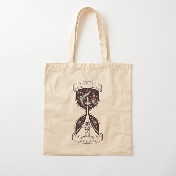 Time to Explore Cotton Tote Bag