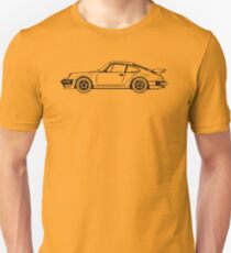 Classic Sports Car Outline Unisex T-Shirt