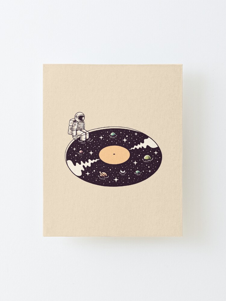 Alternate view of Cosmic Sound Mounted Print