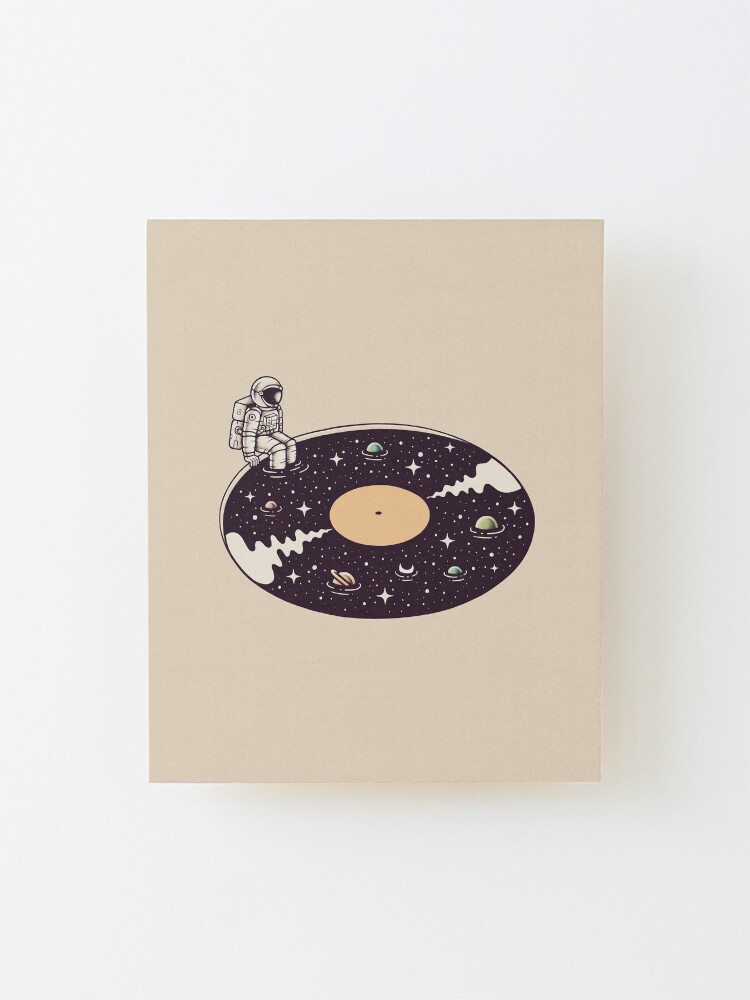 Alternate view of Cosmic Sound Mounted Print