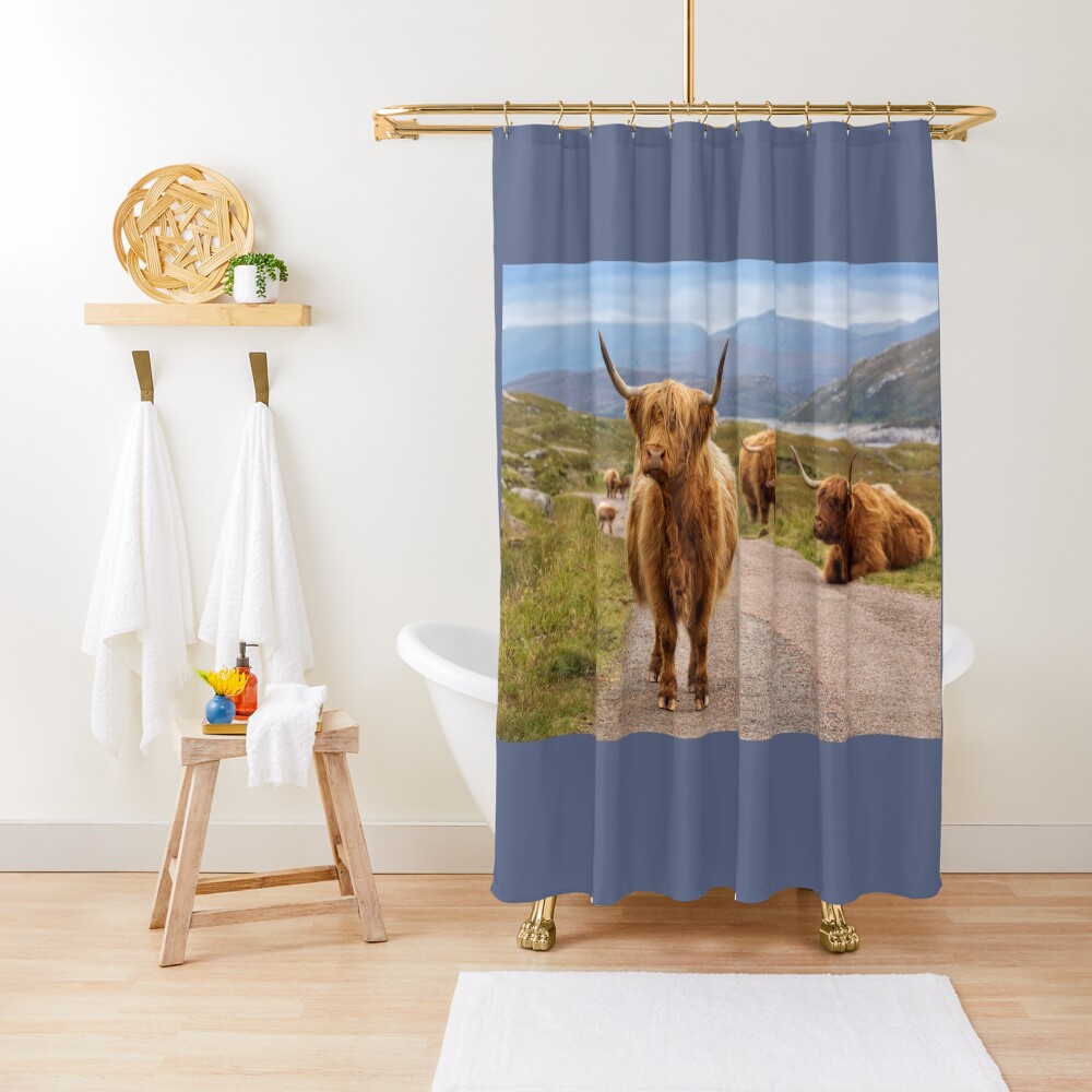 Vista previa del artículo con la obra «Cortina de ducha», diseñado y vendido por PhotosEcosse.