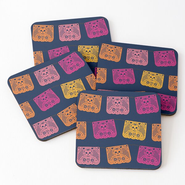Item preview, Dia de los Muertos papel picado flags designed and sold by evannave.