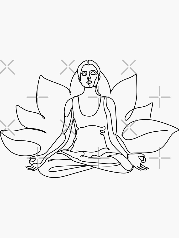 Meditation Drawing Images - Free Download on Freepik