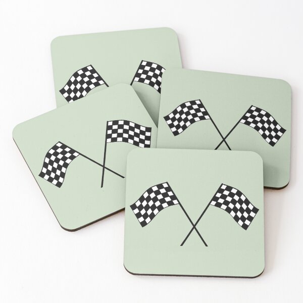 Item preview, two checkered racing flags designed and sold by loiret1958.