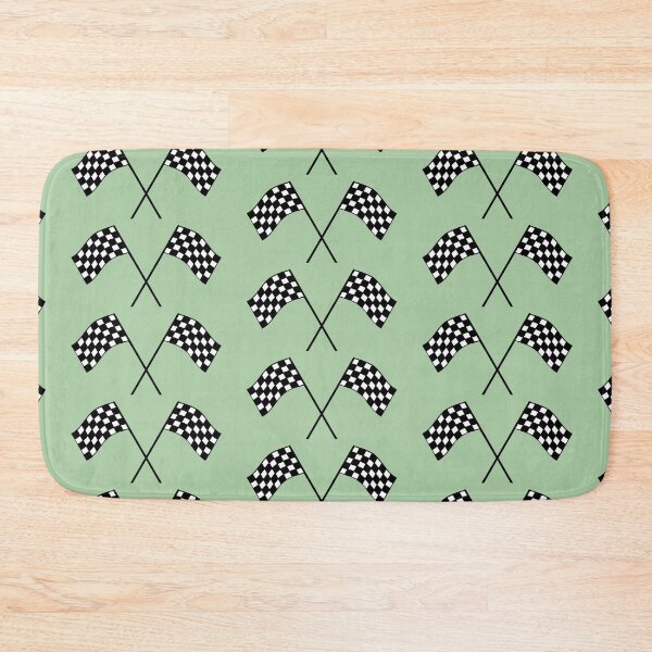 Item preview, two checkered racing flags designed and sold by loiret1958.