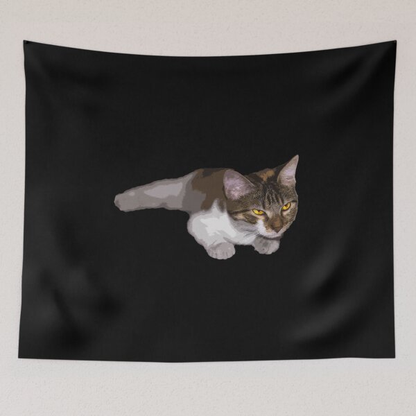Item preview, cat designed and sold by ricobarinas.