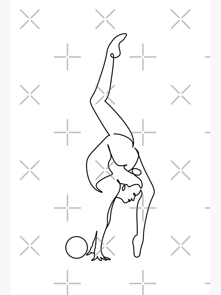 Gymnastics logo stock vector. Illustration of athlete - 52219336
