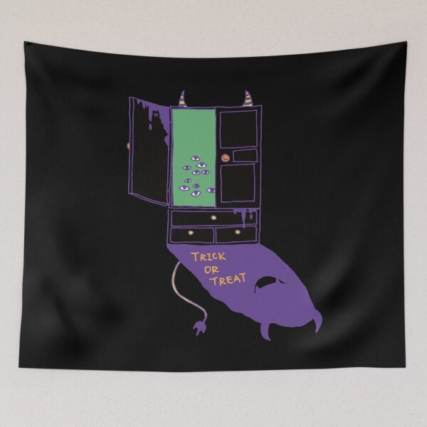 Item preview, Monster Closet- Purple designed and sold by CuriousEyeball.