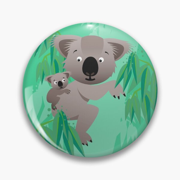 Artikelvorschau, Tiere im Kinderzimmer – Koalas im Dschungel entworfen und verkauft von Pia Kolle.