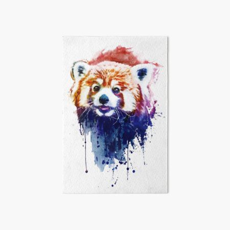 A Cute Red Panda Art Board Print