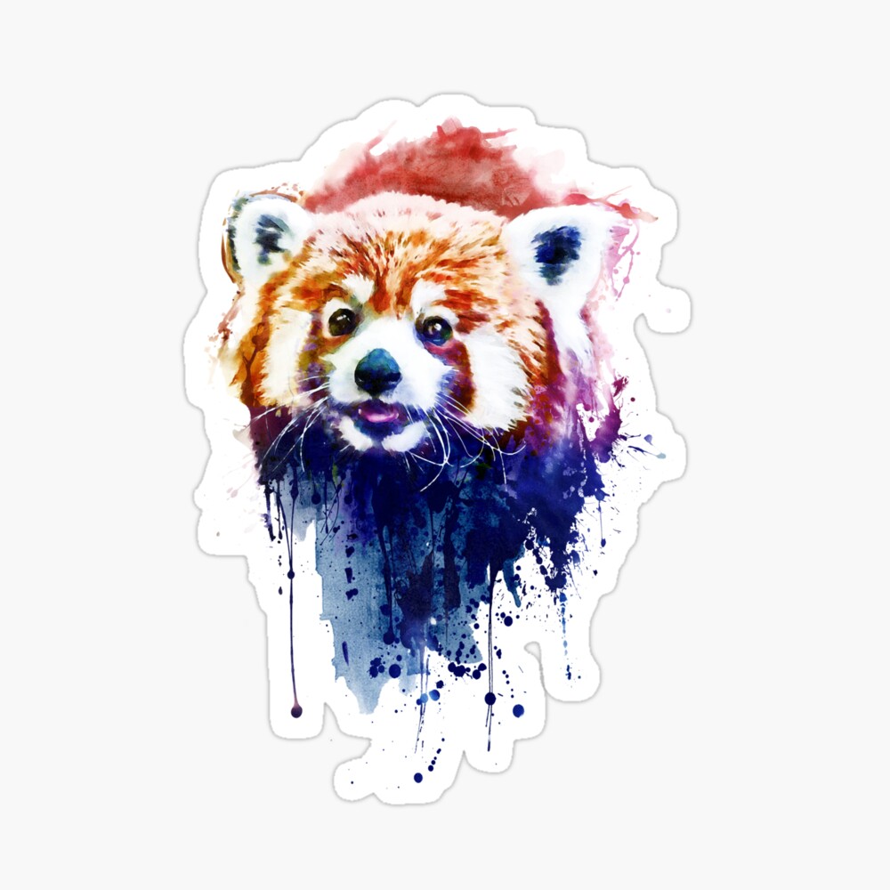 A Cute Red Panda Poster By Caracatita75 Redbubble