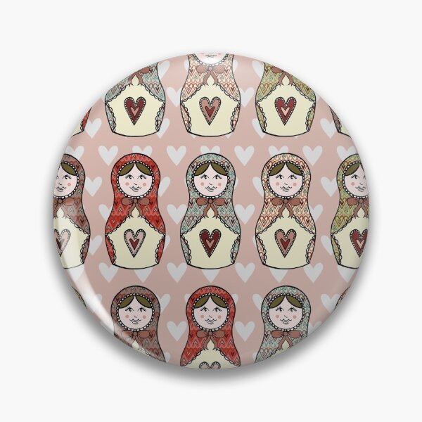 Item preview, Russian Dolls, Matryoshka Pattern 4 designed and sold by Helen McCartney Designs.