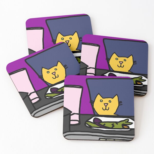 Item preview, Cat at a table designed and sold by ellenhenry.