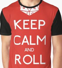 Keep Calm and Roll Initiative Graphic T-Shirt