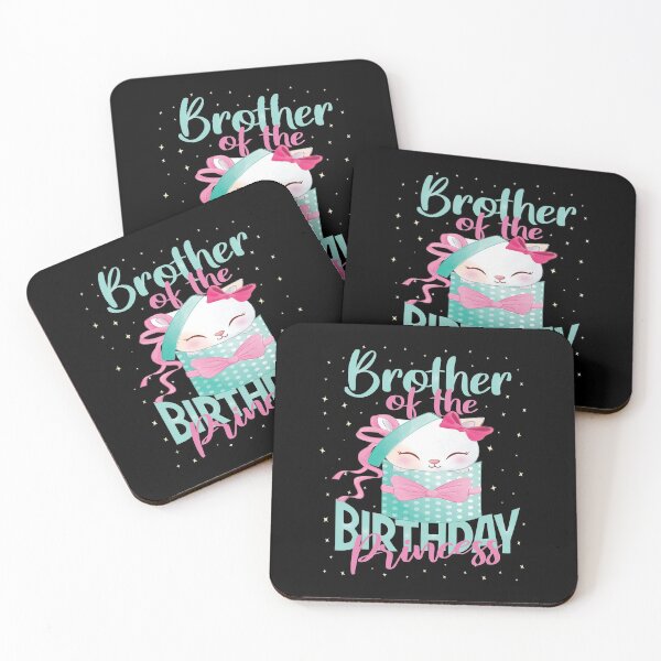 Item preview, Brother Of The Birthday Princess Cat Girls Kitten B-day product designed and sold by Grabitees.