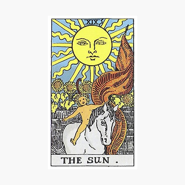 The Sun Tarot Photographic Print