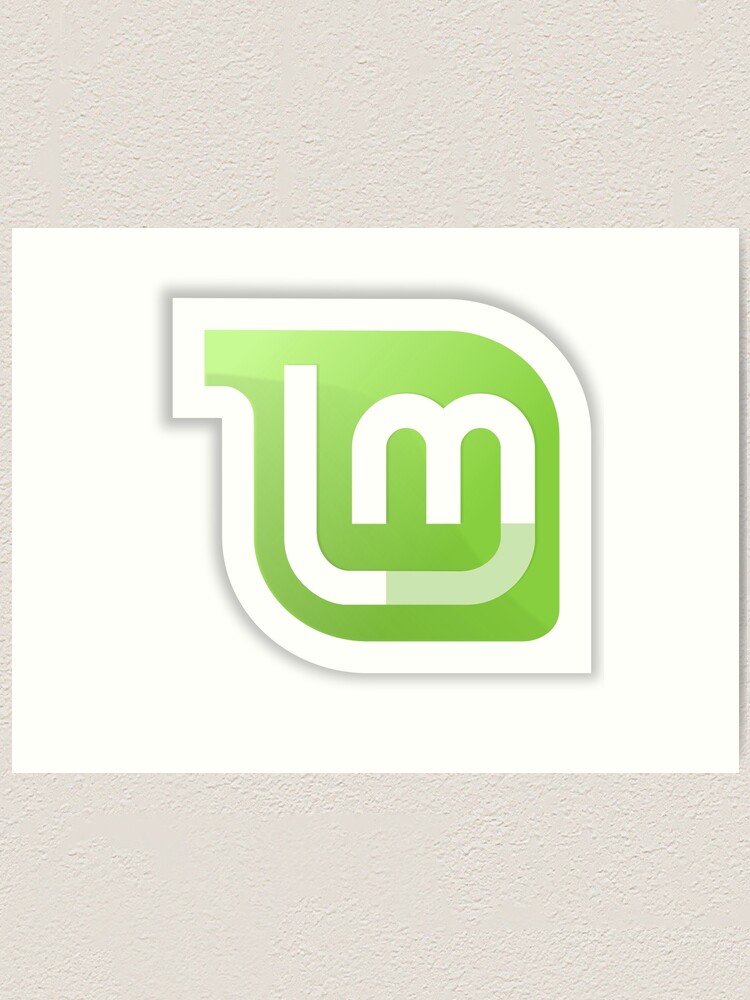 "Linux Mint logo" Art Print by Jugulaire Redbubble