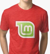 Linux Mint logo Tri-blend T-Shirt