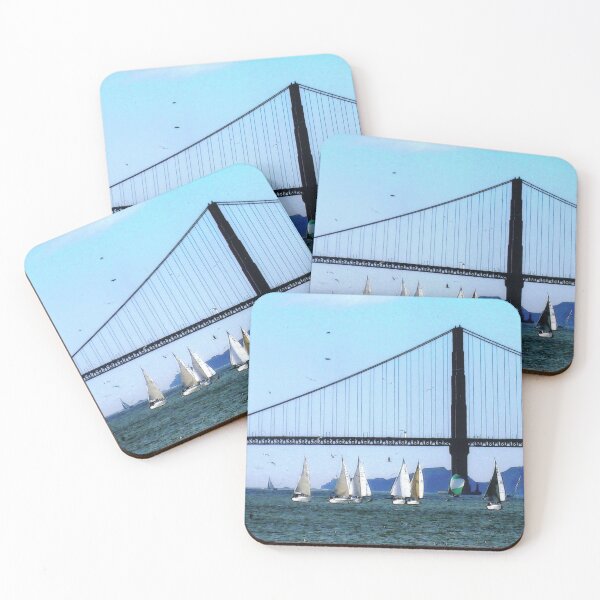 Artikelvorschau, Golden Gate Bridge and Sailboats entworfen und verkauft von Igor Pozdnyakov.
